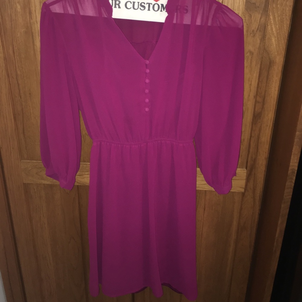 Cute Magenta Dress